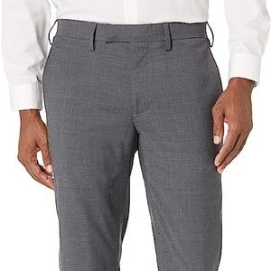 Louis Raphael Men’s Slim Fit Grey Dress Pants